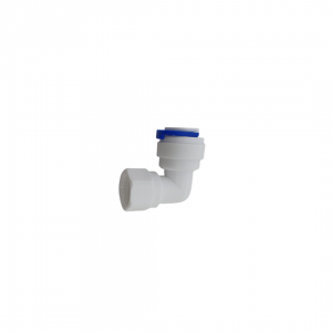 CONEXAO EM L ROSCA 1/4 INTERNA E ENGATE RAPIDO 1/4 PLANETA AGUA COD. CN035