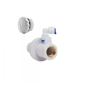 CONEXAO EM T ROSCAS DE 1/2 E ENGATE RAPIDO EM L 1/4 PLANETA AGUA COD. AC055