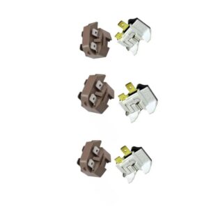 3 KIT RELE PTC  3/4 PINOS 110V + PROTETOR TÉRMICO PTC 4TM 110V